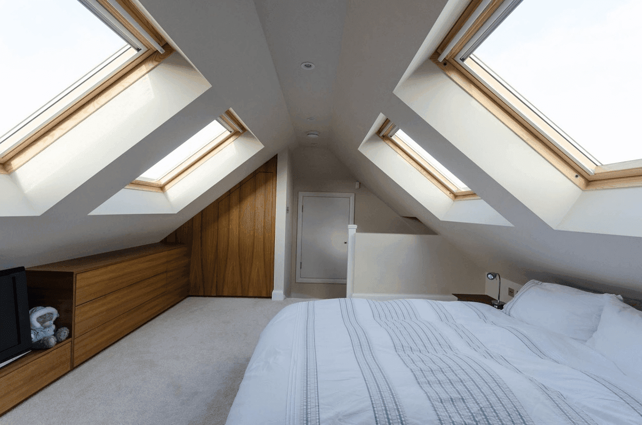 Completed loft conversion project in London by Renomax Renovation